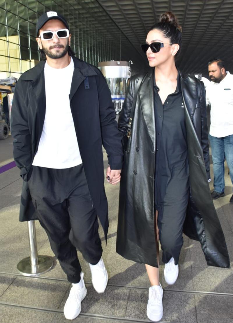 The powercouple turned heads as they arrived in their stylish best twinning in black outfits.